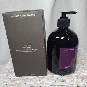 Twentynine Palms NEW Pinyon Poet Body Wash 16.9 Bay Laurel Jojoba Marjoram Vegan